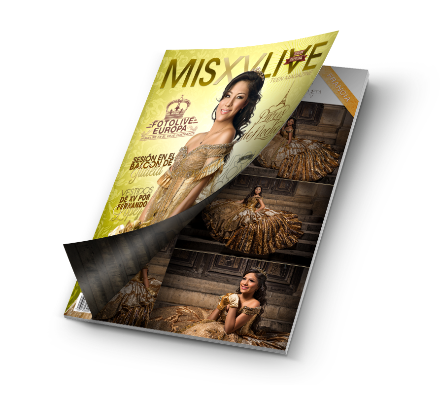 Magazine Mockup Cover Opening misxvlive europa