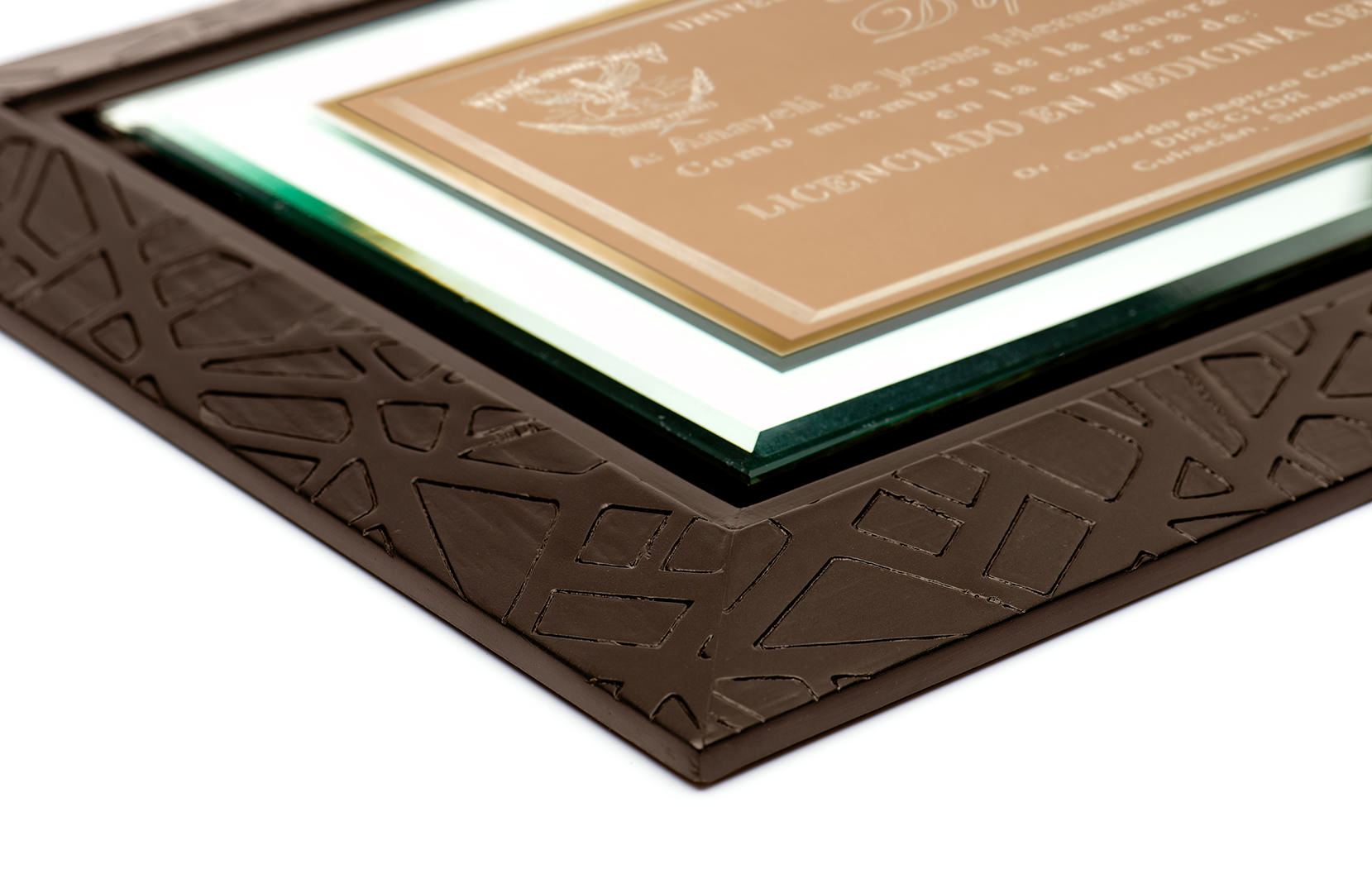 Diploma de Graduacion Modelo Imperial Color Chocolate 03