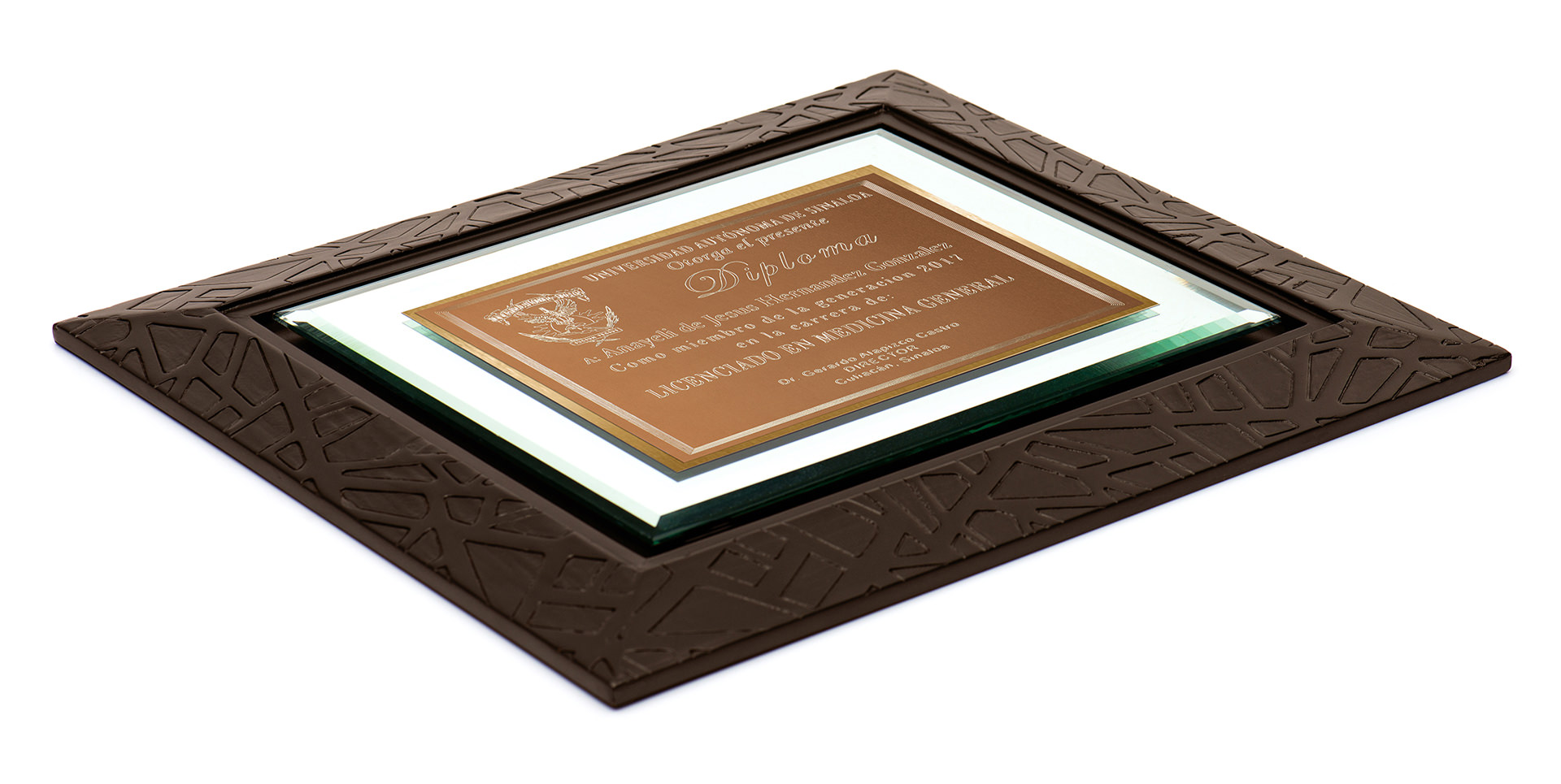 Diploma de Graduacion Modelo Imperial Color Chocolate 05