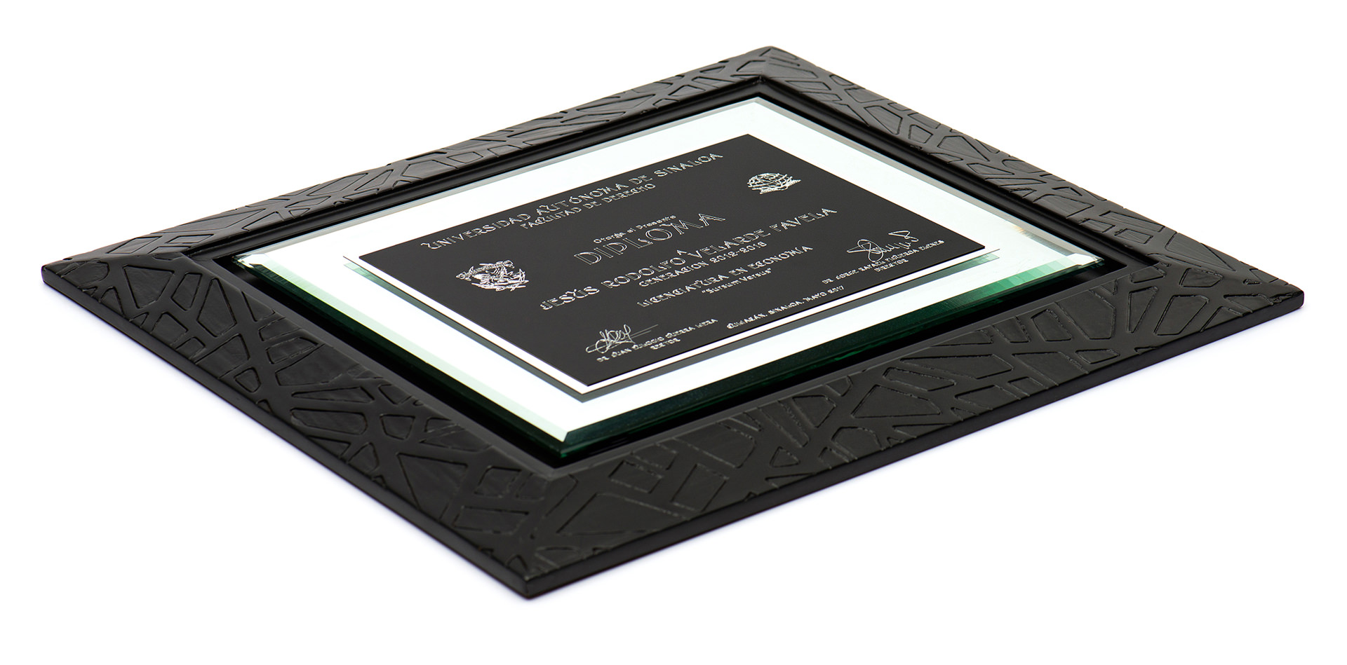 Diploma de Graduacion Modelo Imperial Color Negro 05