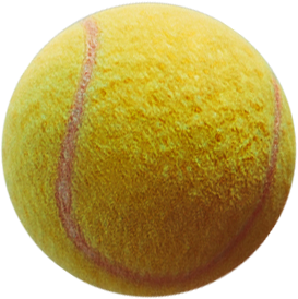tennis ball sharp big