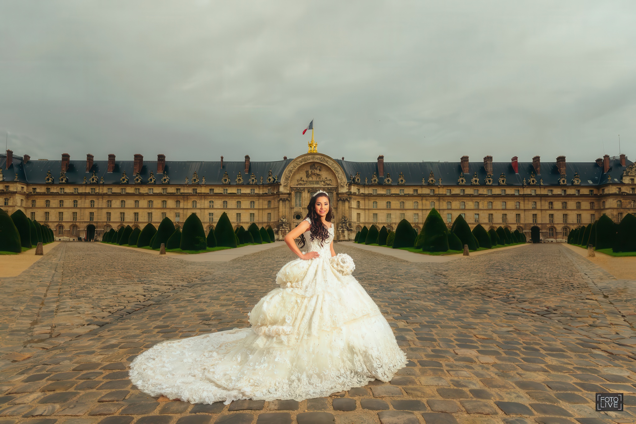 Quinceanera Palacio Invalides Paris Simetria Historica Fine Art Fotolive 02